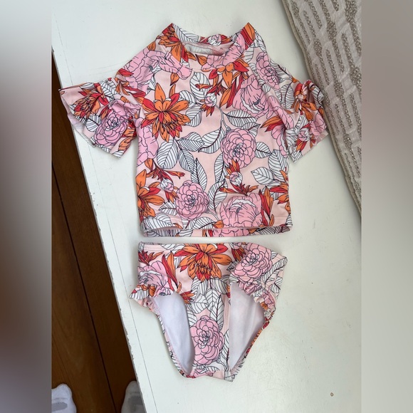 Janie & Jack Swim Suit / Rash Guard *Like New* 2T - Picture 1 of 2